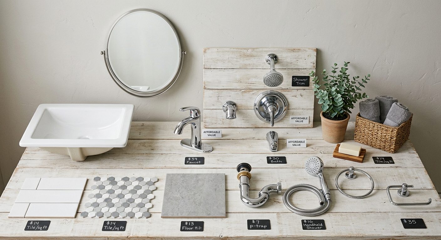 Badeværelsesrenovering på budget – sådan gør du